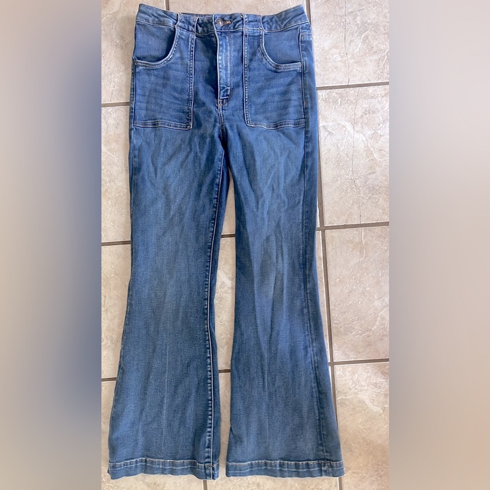 American Eagle high rise flare